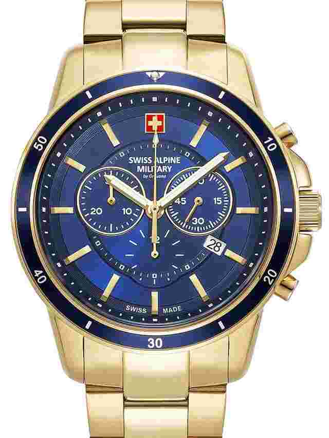 Swiss Alpine Military 7089.9115 Chronograph Herrenuhr 44mm 10ATM 