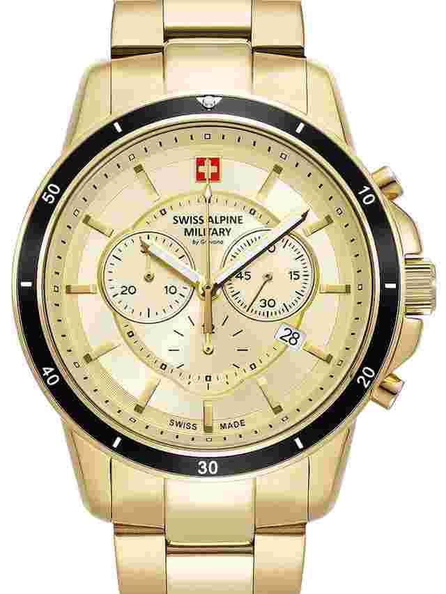 Swiss Alpine Military 7089.9111 Chronograph Herrenuhr 44mm 10ATM 