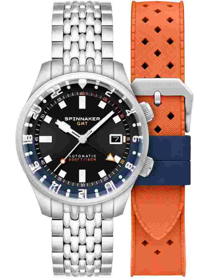 Spinnaker SP-5121-66 Herrenuhr Bradner GMT Automatik 42mm 18ATM