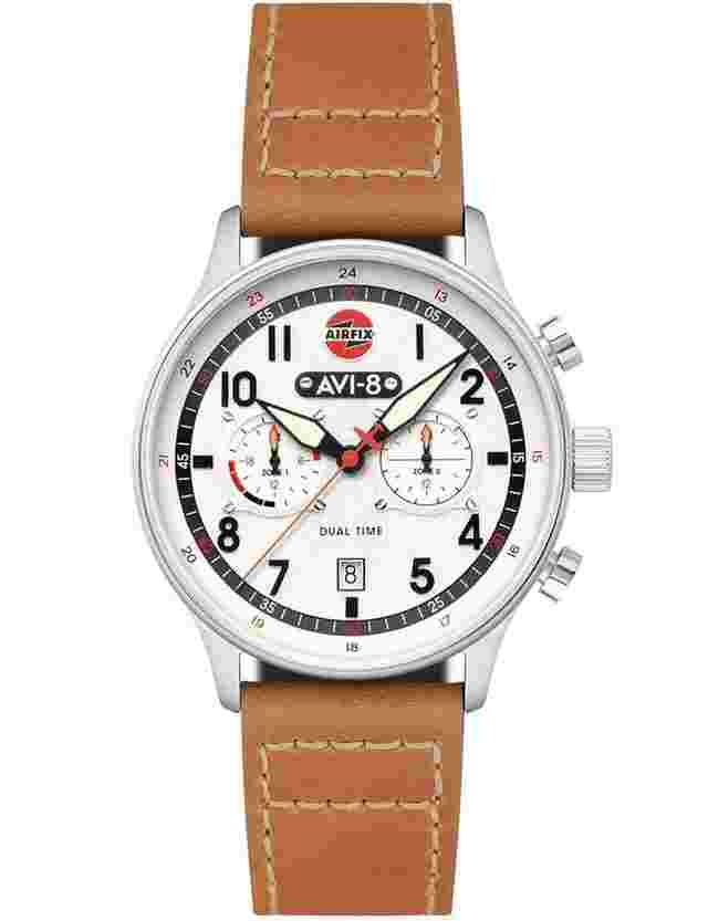 AVI-8 AV-4088-06 Herrenuhr Hawker Hurricane Dual-Time Chronograph 