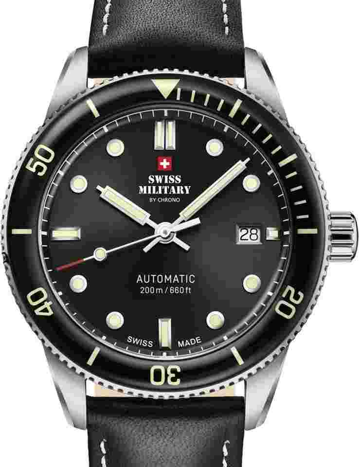 Swiss Military SMA34106.05 Herrenuhr Automatik Taucheruhr
