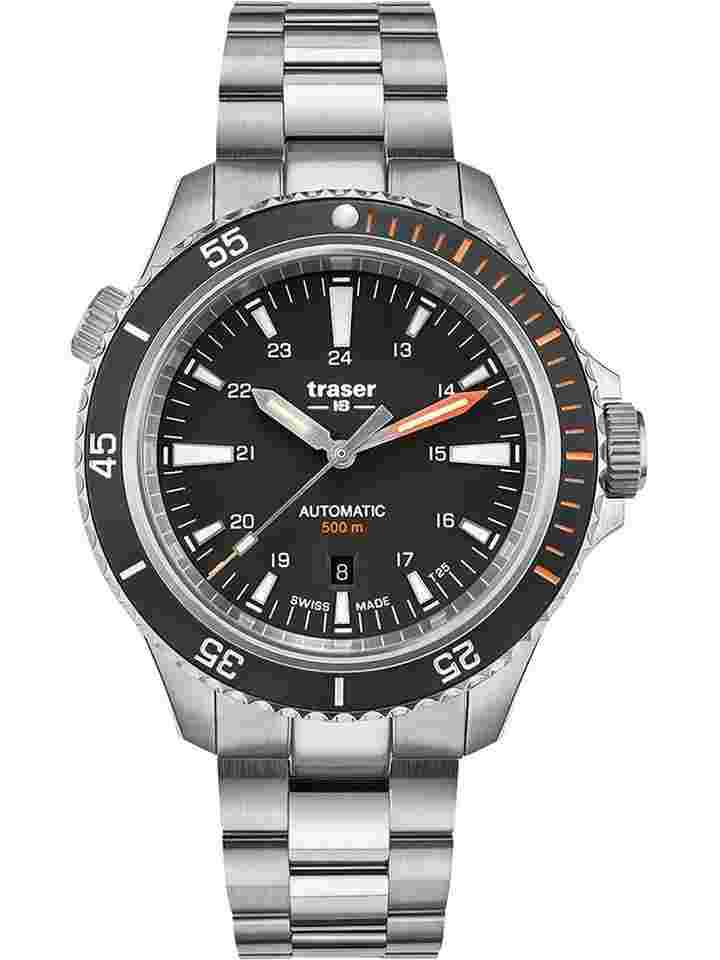 Traser H3 110324 P67 Diver Automatik Black Herrenuhr 46mm 50ATM