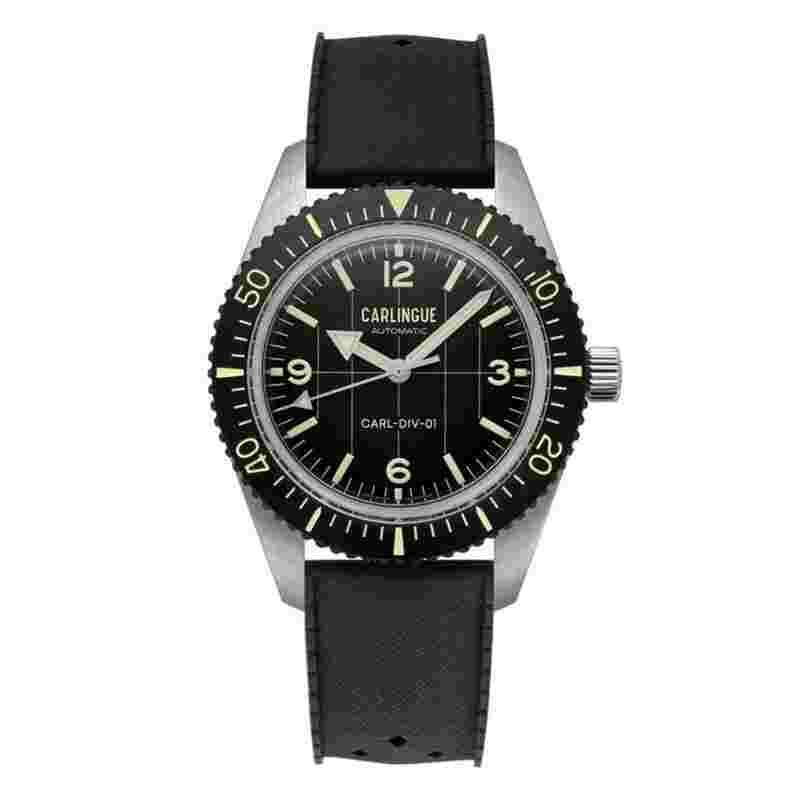 Carlingue Montre Diver 01 Noir CT-001-B
