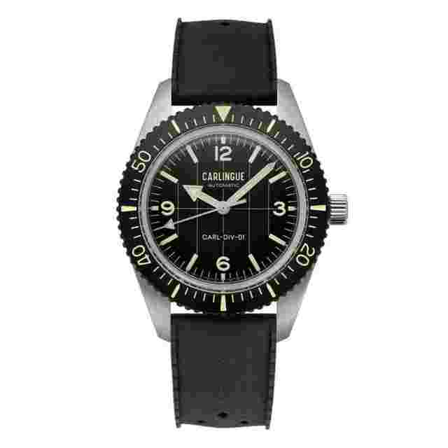 Carlingue Montre Diver 01 Noir CT-001-B 