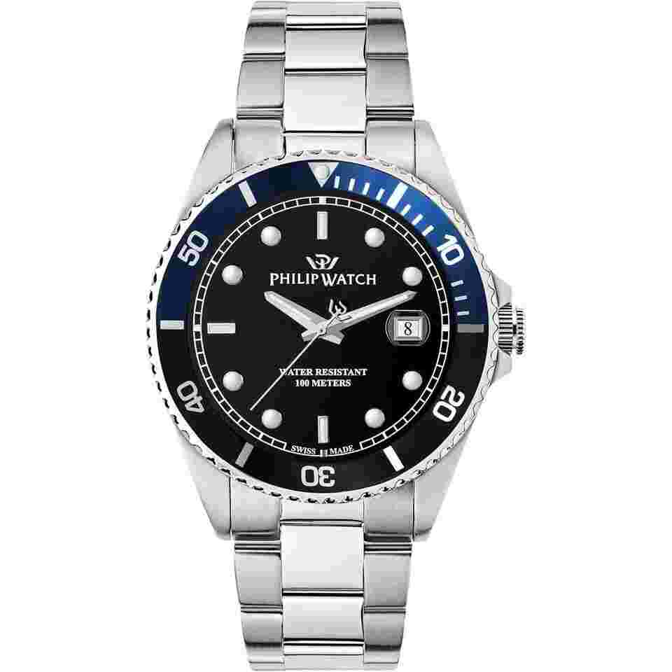 Philip Watch Caribe R8253597091 - Montre seul le temps hommecaribe Philip Watch