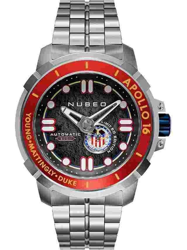 Nubeo NB-6093-33 Herrenuhr Apollo 55th Automatik Limited Edition 48mm 20ATM 