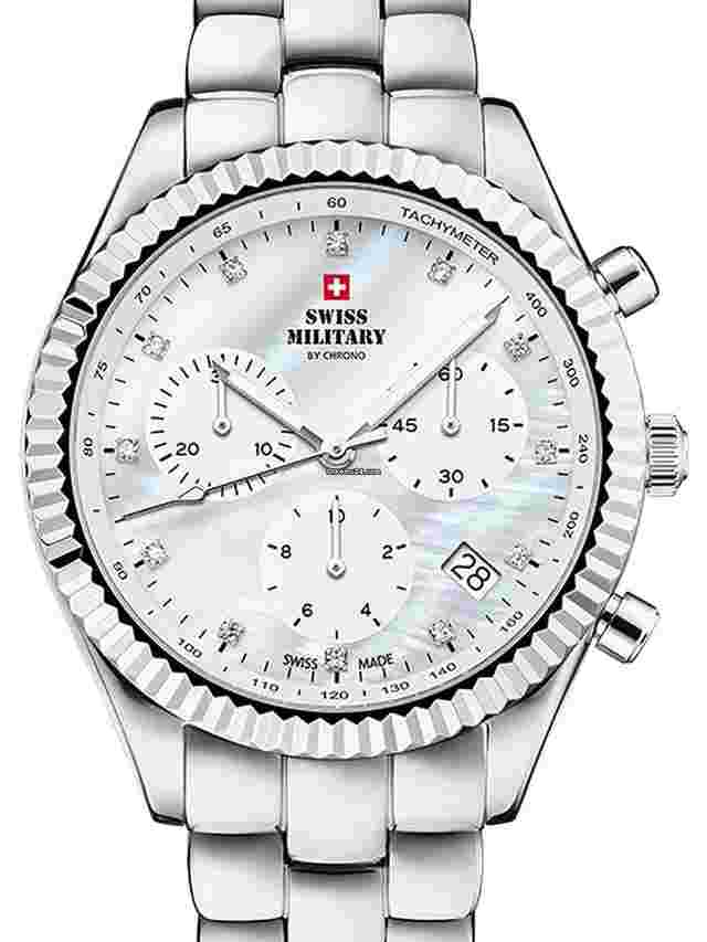 Swiss Military SM30207.02 Elegant Chronograph Damenuhr 38mm 5ATM
