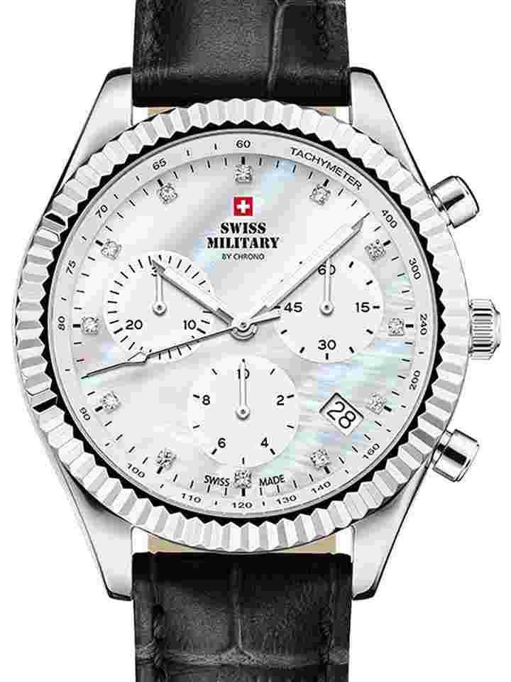 Swiss Military SM30207.05 Elegant Chronograph Damenuhr 38mm 5ATM