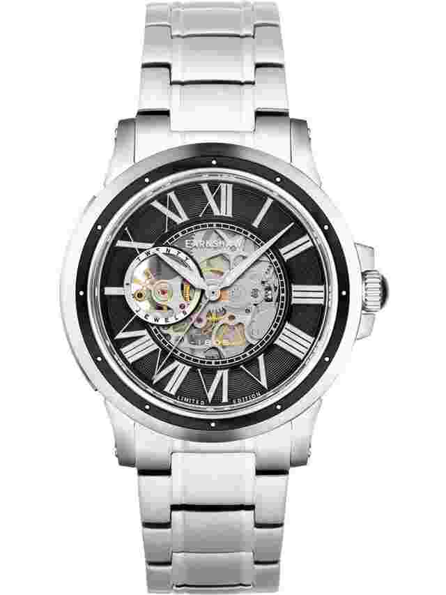 Thomas Earnshaw ES-8243-44 Comet Open Heart Skeleton Herrenuhr 42mm 