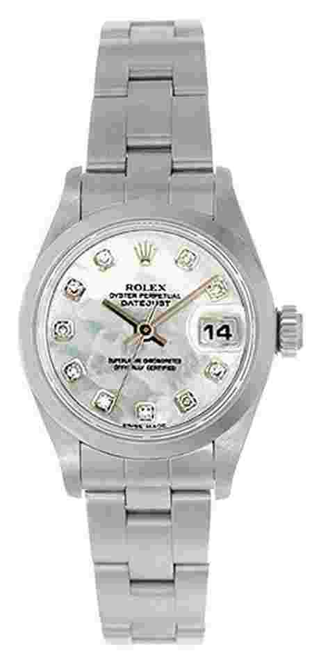 Rolex Oyster Perpetual Lady Date
                           
                                 Ladies Rolex Date Watch 79160 Mother of Pearl Diamond Dial