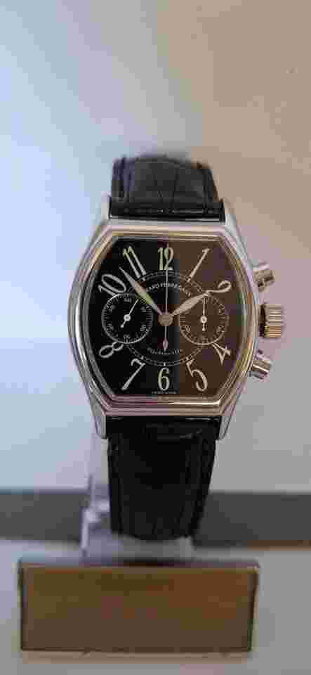 Girard Perregaux Richeville Chronograph Handaufzug cal.Lemania 1872 Hd. Stahl Full Set gebraucht sehr gut