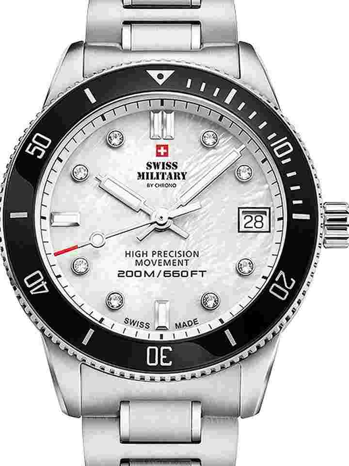 Swiss Military SM34089.03 Diver Damenuhr 37mm 20ATM