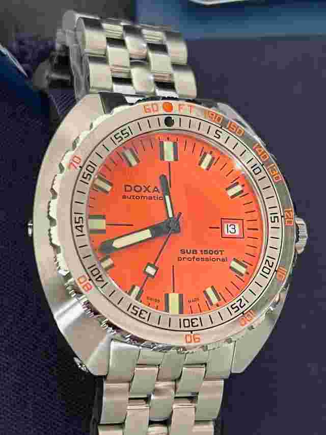 Doxa Sub 881.10.351.10 SUB - 1500T NEU 45mm Box und Papiere-sofort lieferbar Full-Set-Garantiebeginn ab Kauf !