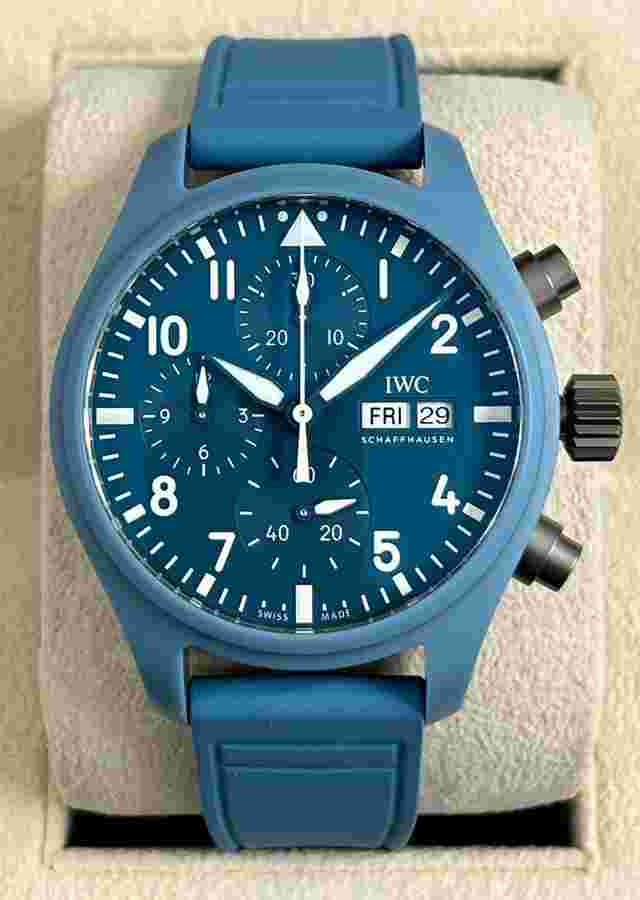IWC Top Gun Miramar New 2026 41mm Blue Ceramic IW389409 Brand New Full Set