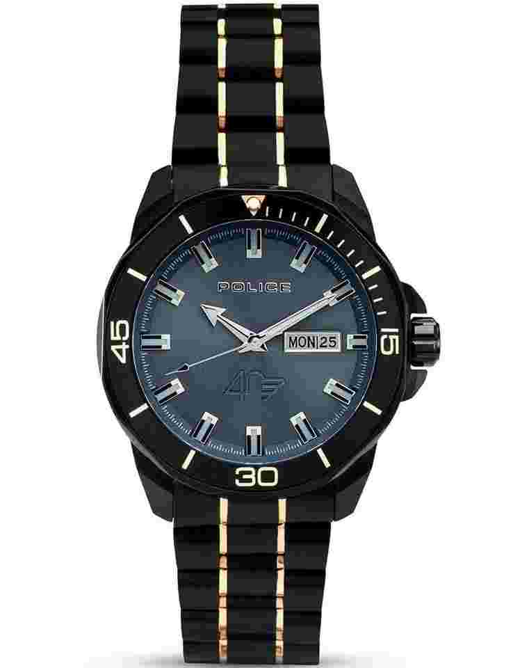 Police PEWJH0030301-SET A Herrenuhr Thornton 43mm 5ATM mit Geldbörse Limited Edition