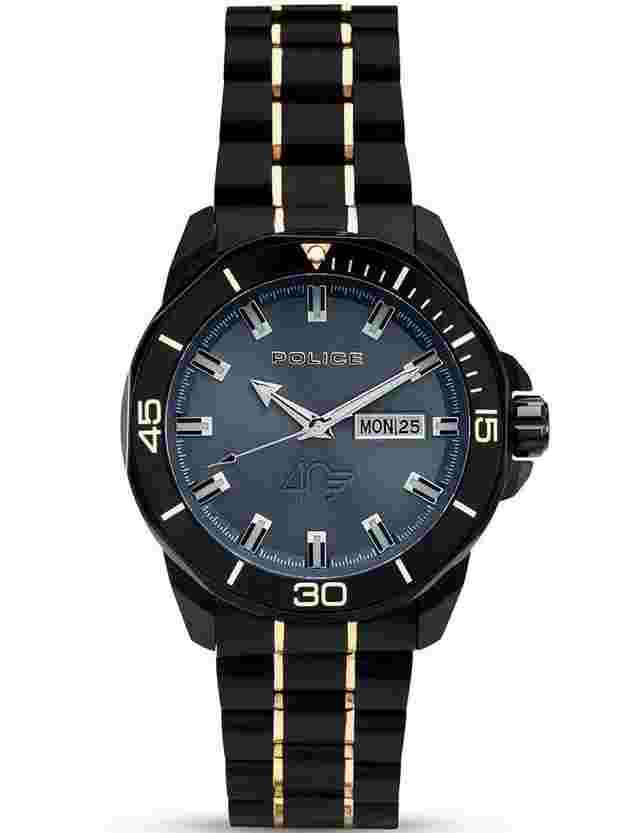 Police PEWJH0030301-SET A Herrenuhr Thornton 43mm 5ATM mit Geldbörse Limited Edition