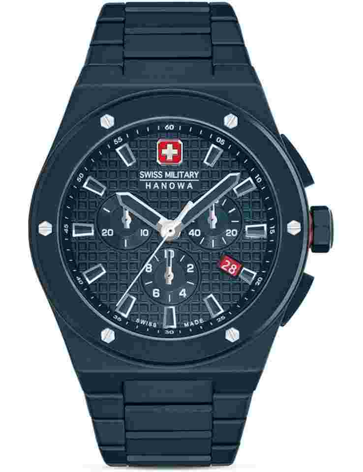 Swiss Military Hanowa SMWGI0002281 Herrenuhr Sidewinder Ceramic Chronograph 43mm 10ATM