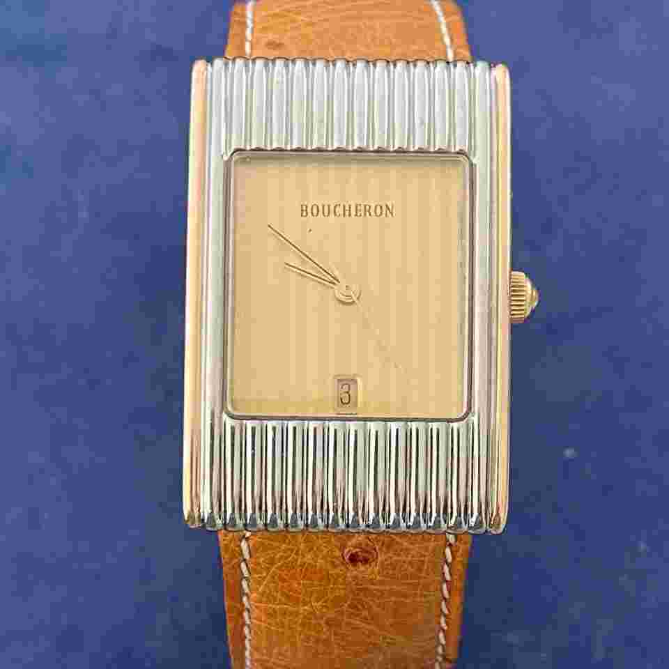 Boucheron Reflet Or et acier Modèle Médium