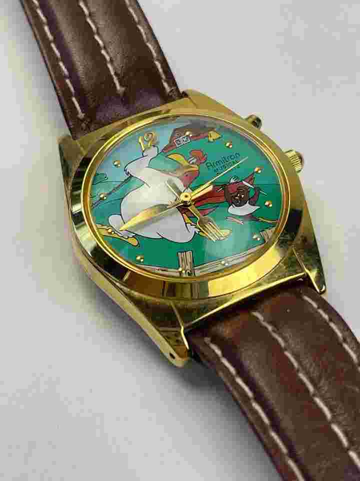 Armitron Looney Tunes Musical Quartz Watch Ref. 2200/167 Vintage Collectable Original Box Papers