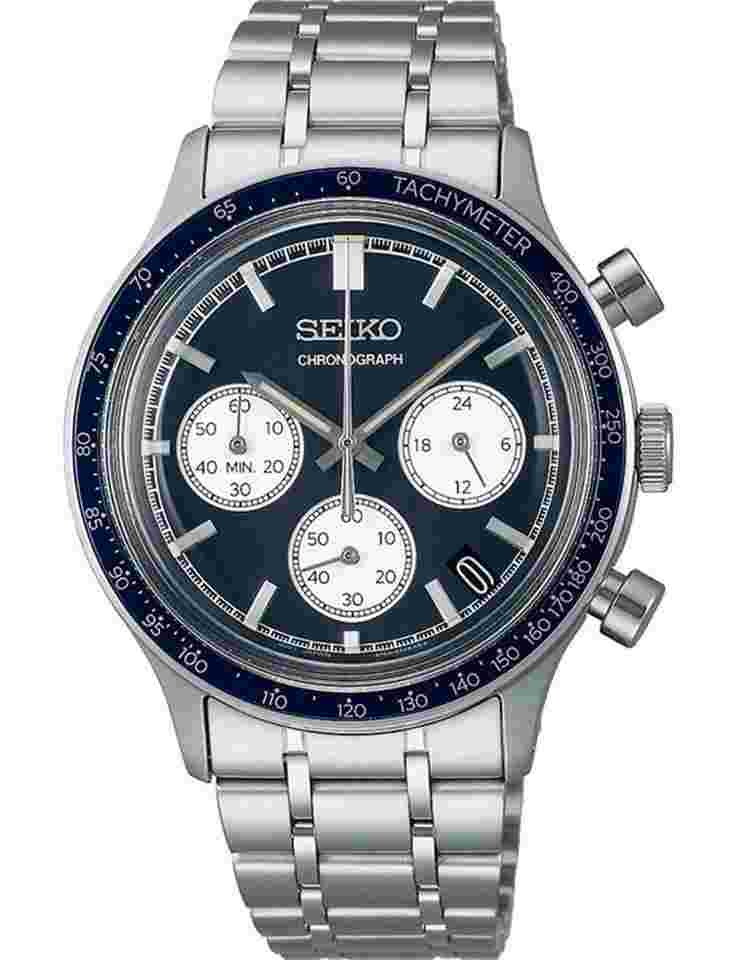 Seiko Chronograph SSB477P1 Herrenuhr Sport Quarz Chronograph 39mm 5ATM