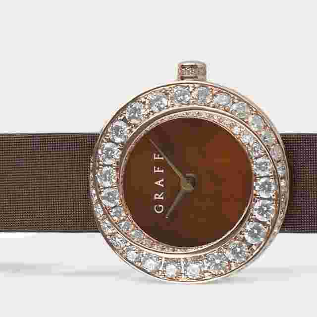 Graff Spiral / Diamonds / Rose Gold / 23 mm / Box&Papers / GSP23PGD 