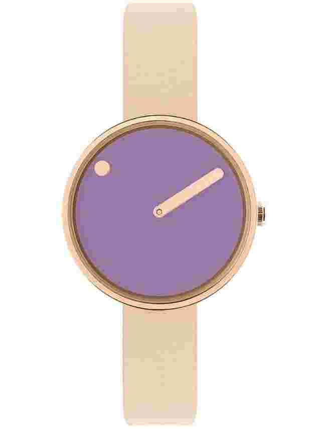 PICTO 43303-6312R Damenuhr Violet Glow 30mm 5ATM 