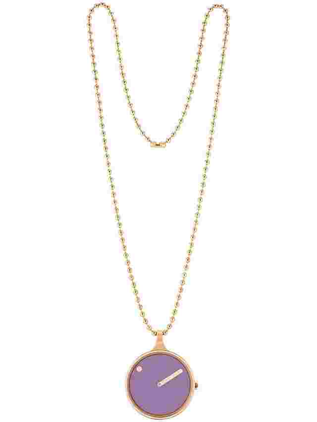 PICTO 43303-9012R Damenuhr Violet Glow Necklace 30mm 5ATM 