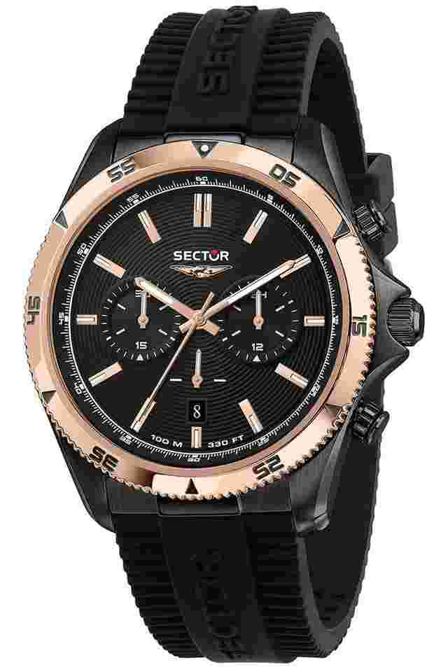 Sector R3271631004 Herrenuhr Chronograph 45mm 10ATM