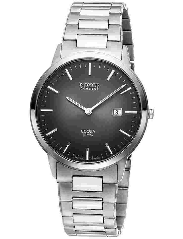 Boccia 3658-04 Herrenuhr Titanium Saphirglas 39mm 5ATM
