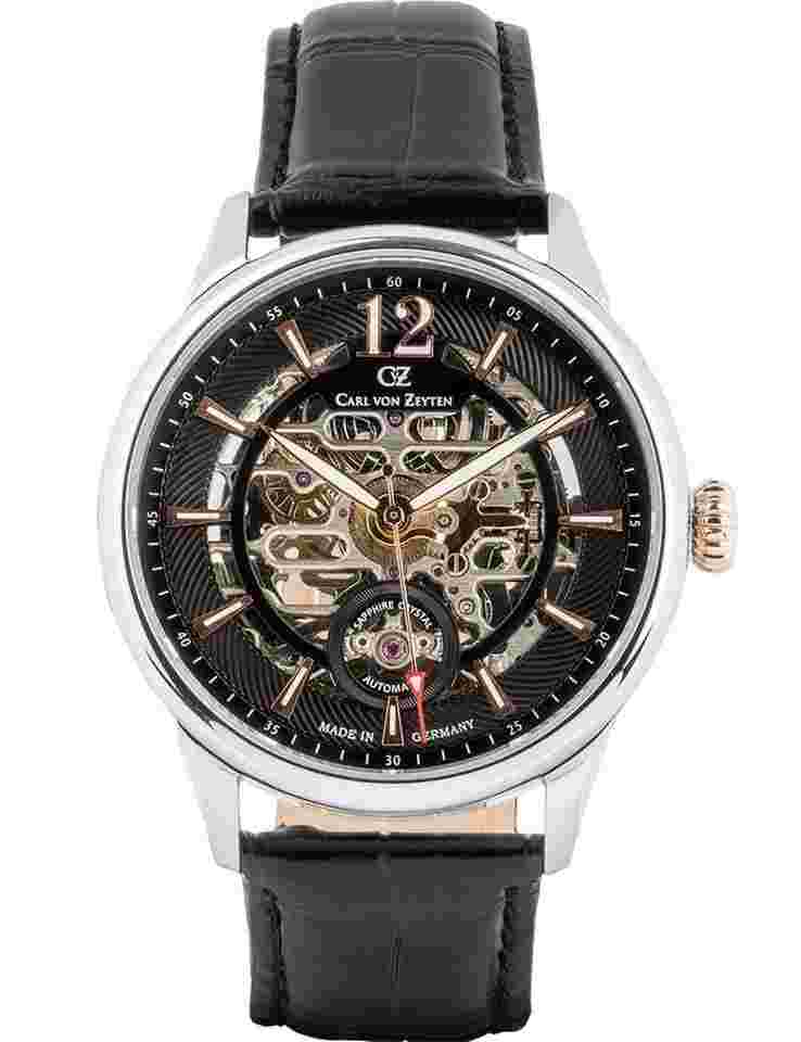 Carl von Zeyten CVZ0080BKRS Herrenuhr Schramberg Automatik Limited Edition 43mm 5ATM