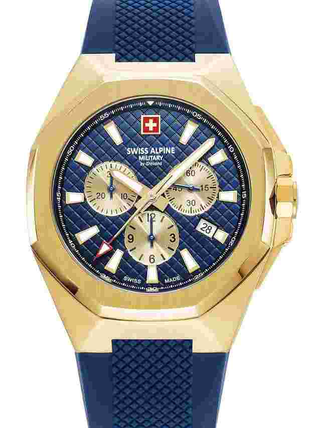 Swiss Alpine Military 7005.9815 Typhoon Chronograph Herrenuhr 42mm 10ATM 