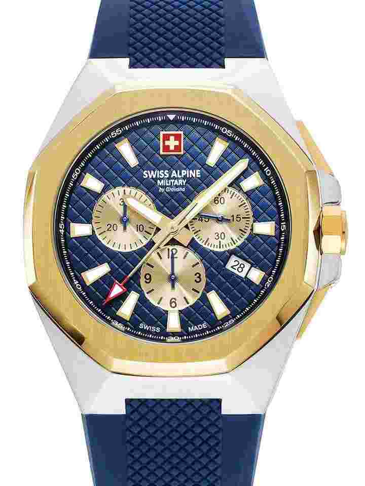 Swiss Alpine Military 7005.9845 Typhoon Chronograph Herrenuhr 42mm 10ATM