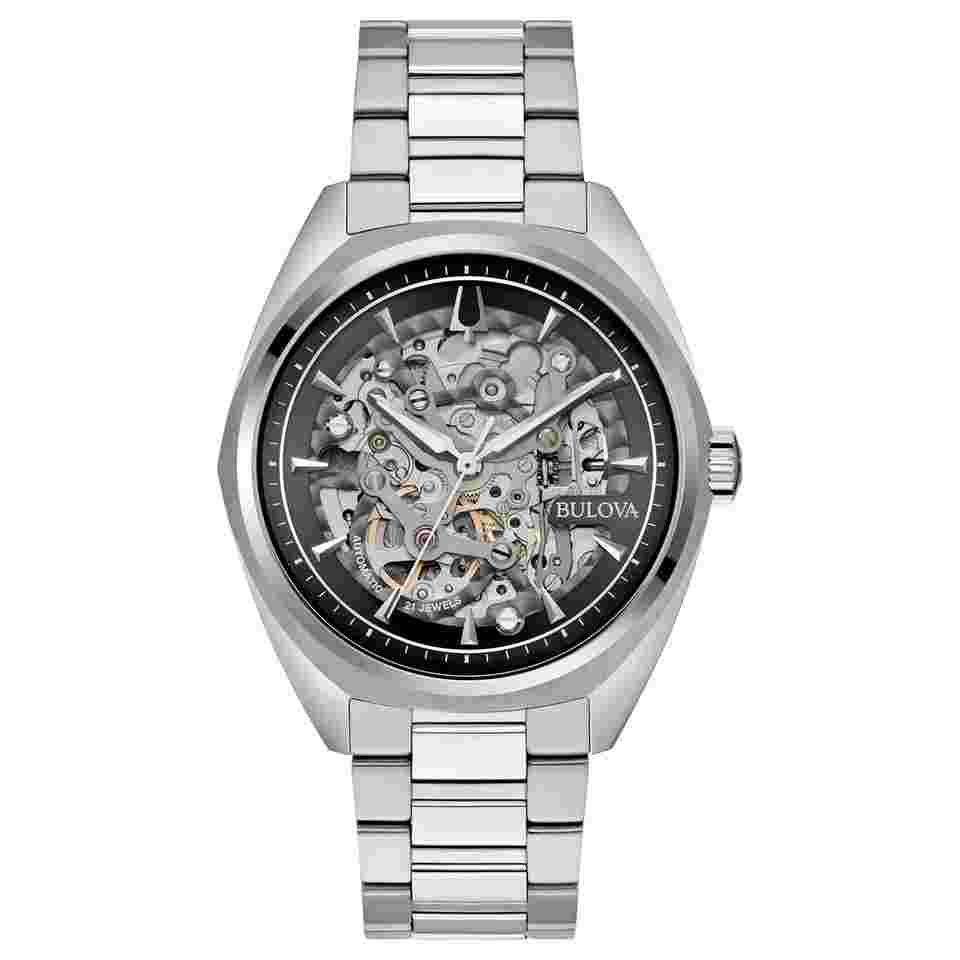 Bulova Surveyor Automatic Skeleton Official Dealer 96A293