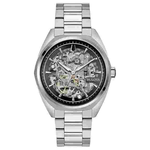 Bulova Surveyor Automatic Skeleton Official Dealer 96A293