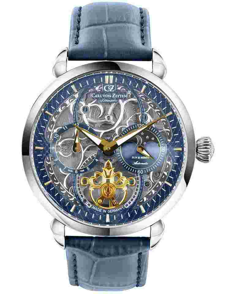 Carl von Zeyten CVZ0005BLGS Herrenuhr Neukirch Automatik 45mm 3ATM