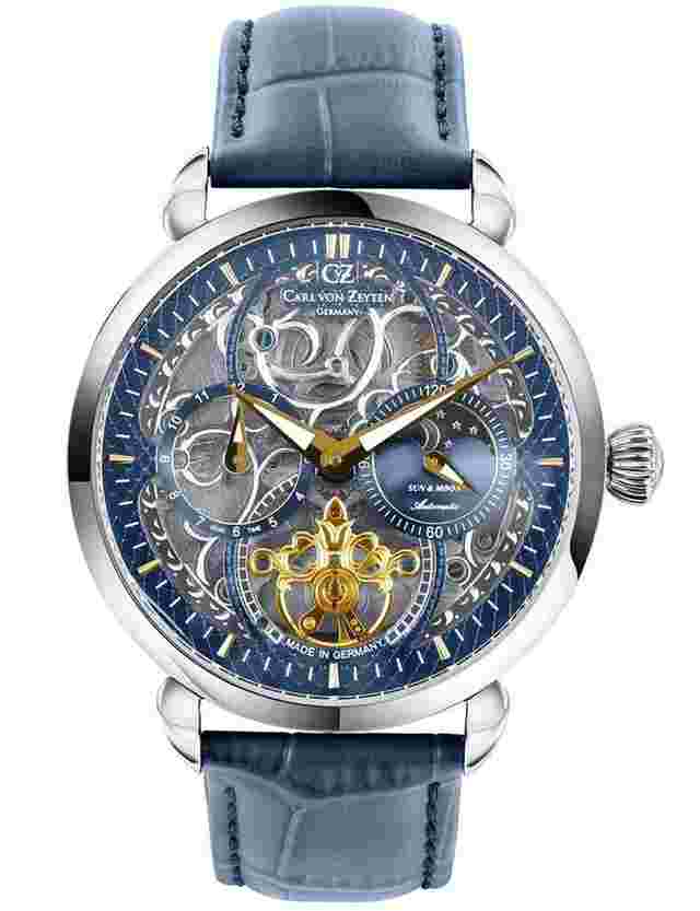 Carl von Zeyten CVZ0005BLGS Herrenuhr Neukirch Automatik 45mm 3ATM 