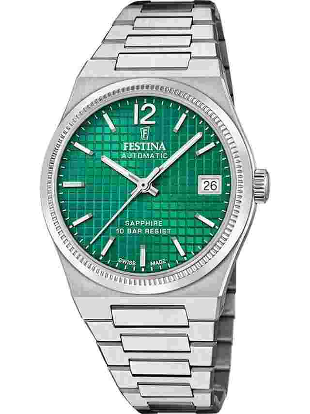 Festina F20029/5 Damenuhr Swiss Made Rivé Automatik 35mm 10ATM