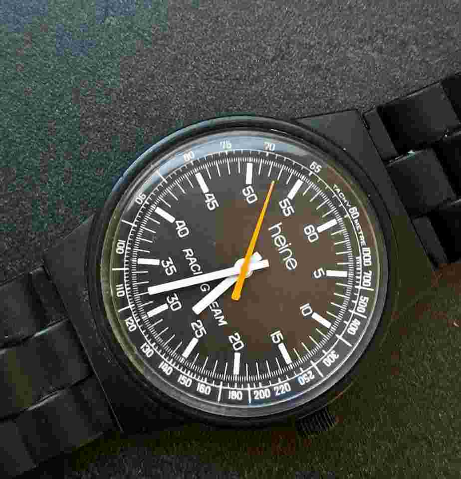 Heine Rally watch Heine GRAND PRIX Rally vintage watch from 1970 Noryl case 