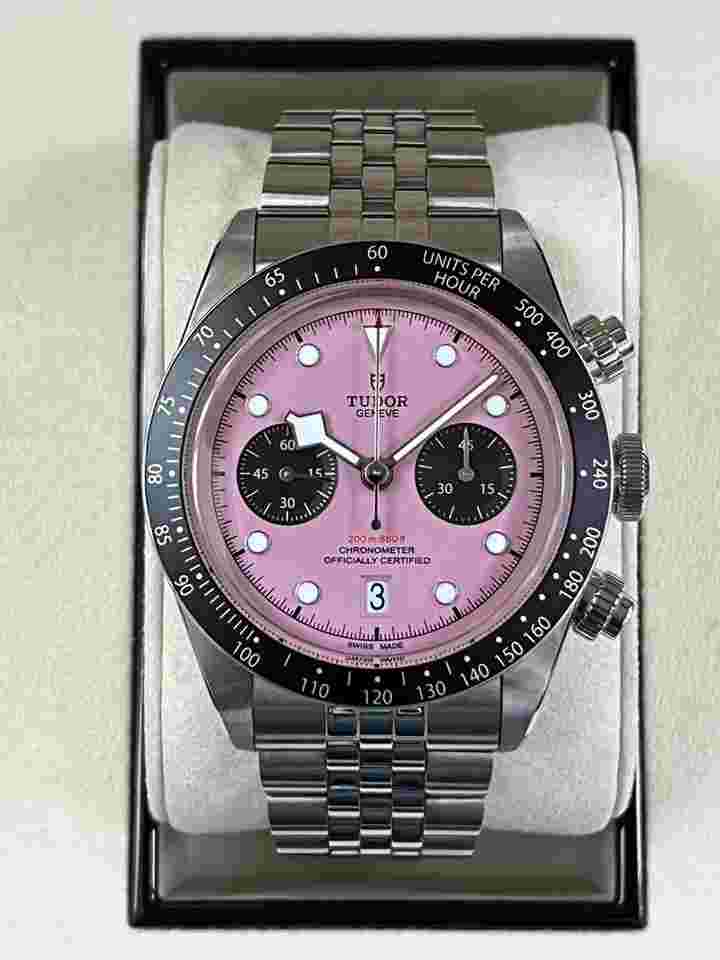 Tudor Black Bay Chrono Unworn Chrono Pink 41mm Automatic 79360N Unworn Full Set