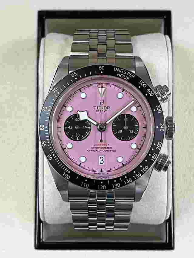 Tudor Black Bay Chrono Unworn Chrono Pink 41mm Automatic 79360N Unworn Full Set