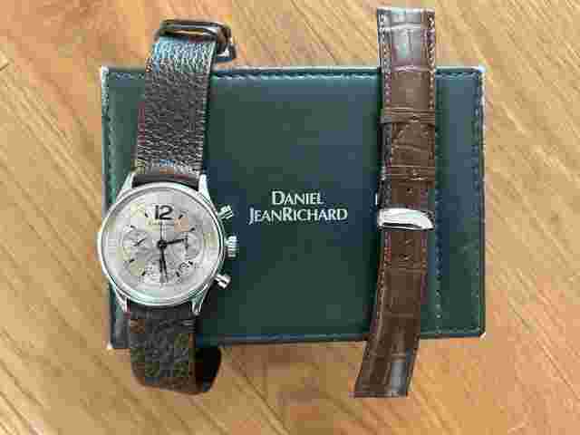 JeanRichard Bressel CRONO GMT CON DOPPIO CINTURINO SCATOLA ORIGINALE SENZA DOCUMENTI