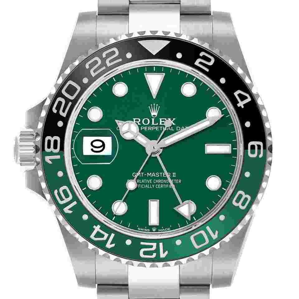 Rolex GMT-Master II Sprite White Gold Mens Watch 126729 Unworn