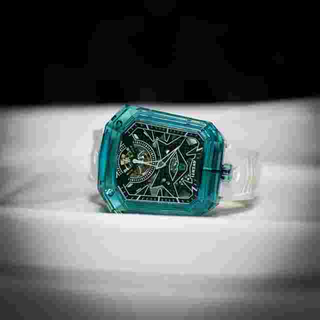 Aventi A15 Aventi A15-01 Wraith Ice Blue Paraiba Saphite Tourbillon 