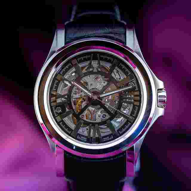Bulova 63A000 Skeleton Accuswiss Meccanico Full Set