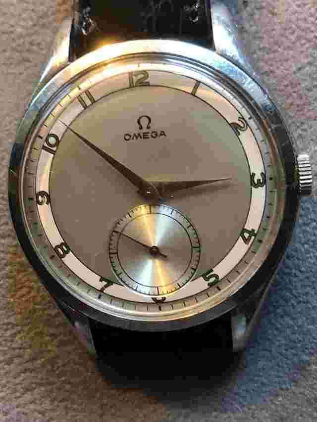 Omega Jumbo 38,5 mm Duotone Zifferblatt 1942 