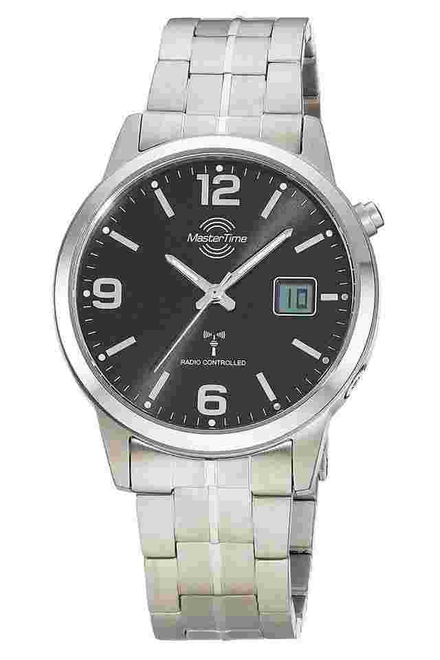 Master Time MTGT-10954-22M Herrenuhr Funk Expert Titan Schwarz