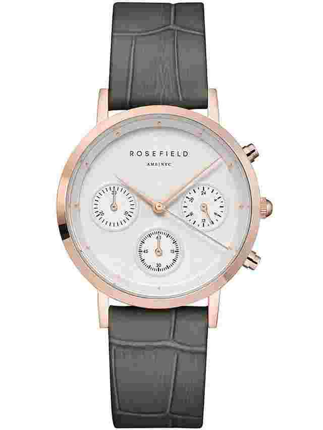 Rosefield NCGRG-N95 The Gabby Chronograph Damenuhr 33mm 