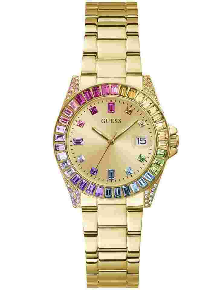 Guess GW0475L3 Damenuhr Opaline 34mm 1ATM