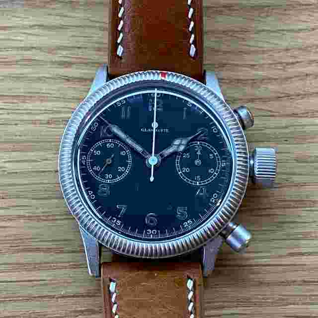 Tutima [259] - Tutima - Glashütte UROFA 59 / Fliegerchronograph / Fliegeruhr / Uhr WWII