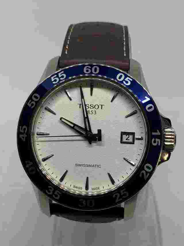 Tissot V8 Swissmatic Automatic Stainless Steel 42mm Silver Dial T1064071603100 Full Set